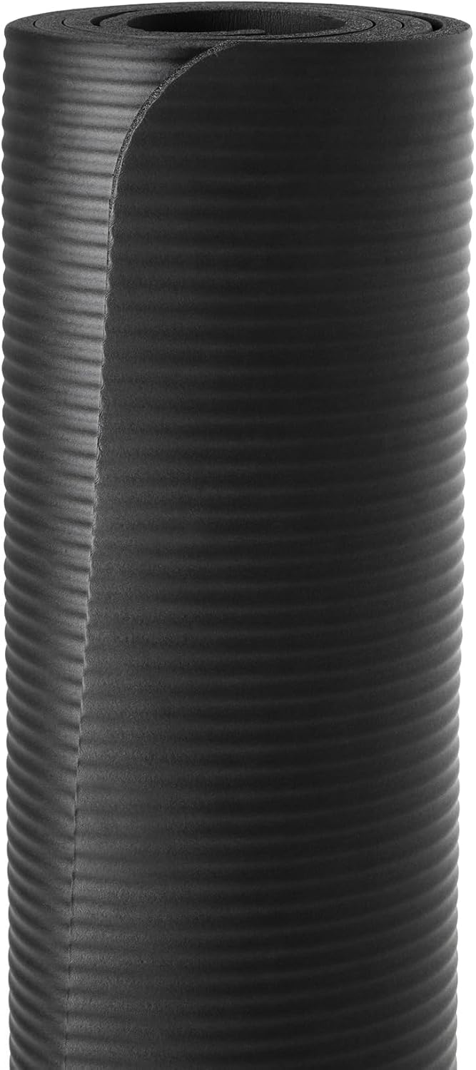 Extra Thick Yoga Mat (1/2") with Carrying Strap - Gym & Fitness