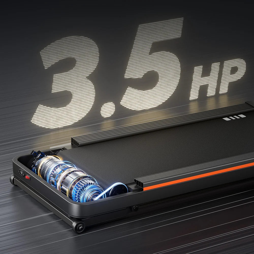 TrekPad Foldable Walking Pad with 12% Auto Incline