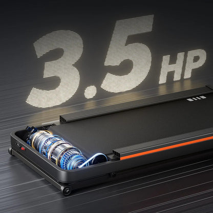 TrekPad Foldable Walking Pad with 12% Auto Incline