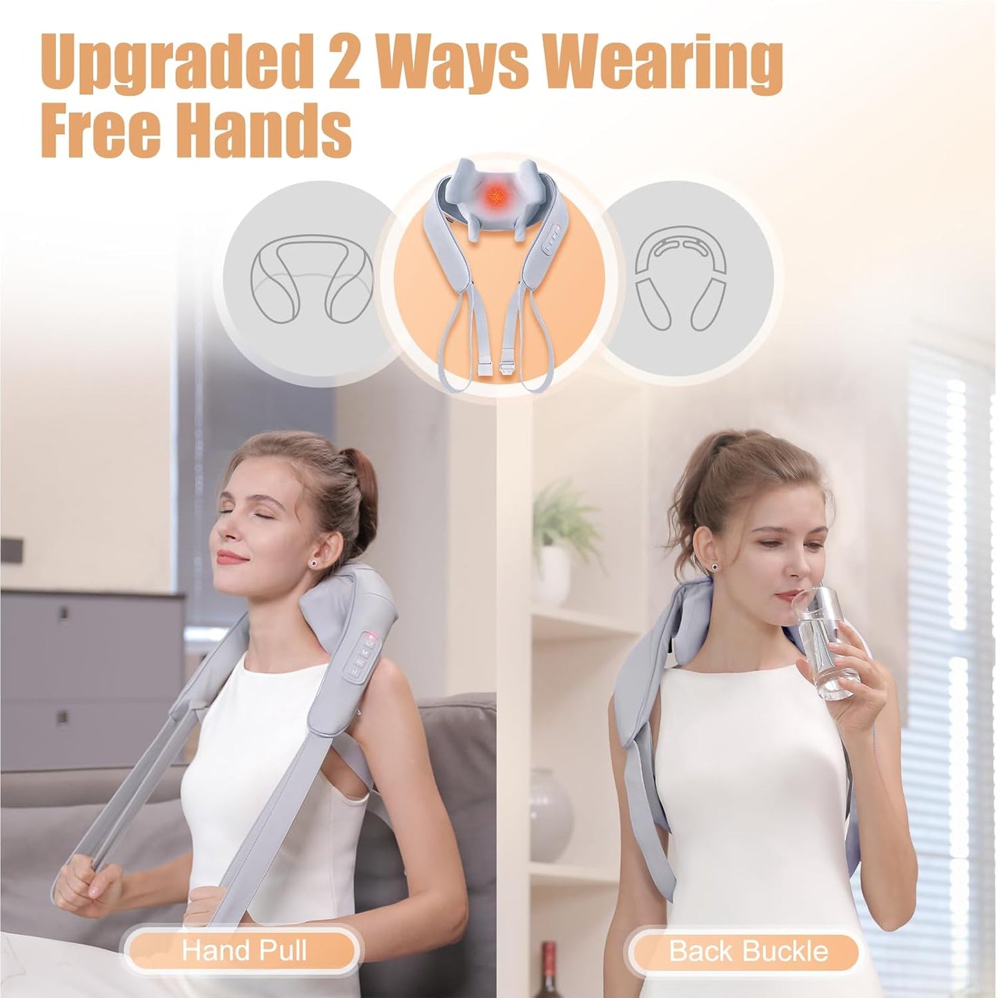 Shiatsu Neck & Shoulder Massager with Heat