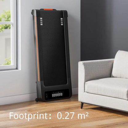 TrekPad Foldable Walking Pad with 12% Auto Incline