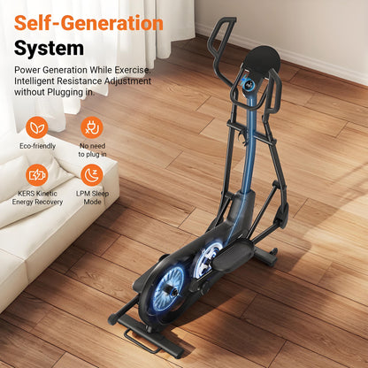 Self-Powered Elliptical Machine with Magnetic Resistance